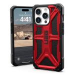 Чехол UAG Monarch для iPhone 15 Pro Max, Crimson - фото