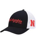 Мужская черная кепка с логотипом Nebraska Huskers PFG Snapback Columbia, черный - фото