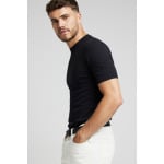 Футболки Muscle fit Essential, 3 шт в упаковке River Island, черный - фото 2