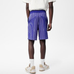 Новые квартальные продукты LV Casual Shorts Men Purple Louis Vuitton, фиолетовый - фото 4