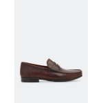 Лоферы MAGNANNI Leather Penny Loafers, коричневый - фото