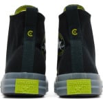 Кроссовки Converse Chuck Taylor All Star CX Fleece Lined High Black Lime Twist, черный - фото 6