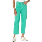 Джинсы Baxter Straight Leg Five-Pocket Jeans in Green Blank NYC, зеленый - фото