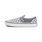 Детские парусиновые туфли-слипоны Vans BP, Gray/White - фото 2