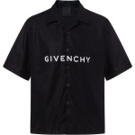 Рубашка мужская черная Givenchy, черный - фото