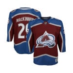 Джерси игрока Big Boys Натана Маккиннона Burgundy Colorado Avalanche Premier Player Outerstuff - фото