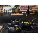 Набор сковородок Tefal Ultimate On, алюминий, (набор, 3 шт, набор сковородок Tefal Ultimate On 3 шт (20, 24, 28 см), антипригарное покрытие, индикатор температуры, индукция Ø 28 см, черный - фото 5