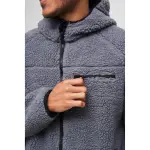 Анорак Brandit "Мужская рабочая куртка Teddy Fleece Jacket" (1 шт.), с капюшоном, антрацит - фото 9