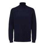 Свитер Selected Berg Roll Neck, синий - фото 3