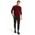 Джемпер Basic New Merino V-Neck Merino Wool FALKE, Бордо - фото 4