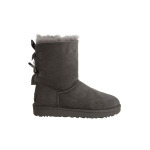 Зимние ботинки mini bailey bow ii boots с флисовой подкладкой Ugg, серый - фото 3