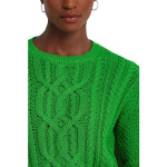 Свитер LAUREN Ralph Lauren Cable-Knit Cotton Crewneck Sweater, цвет Green Topaz - фото 2