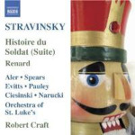 Диск CD Stravinsky: Histoire du Soldat (Suite) / Renard - Igor Stravinsky, Robert Craft, Orchestra of St. Luke's, Philharmonia Orchestra - фото