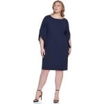 Платье DKNY Plus Size Sheath Dress, темно-синий - фото 2