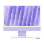 Моноблок Apple iMac 24'' М4 (2024), 10 CPU/10 GPU, 24 ГБ/256 ГБ, Standard glass, Purple, английская клавиатура - фото