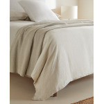 Пододеяльник Zara Home Washed Linen (160 GSM), светло-бежевый (дубль) - фото 4