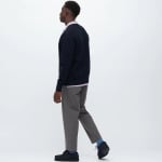 Мужские брюки Uniqlo Smart Ankle Length Trousers, серый - фото 2