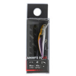 Воблер Trout Minnow WXM MNWFS 50 Американский детеныш CAPERLAN, черный/желтый/светло-серый - фото 4