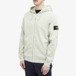 Толстовка Stone Island Garment Dyed Malfile Zip, фисташковый - фото 2