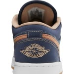 Кроссовки Air Jordan 1 Low SE GS Denim, синий - фото 7