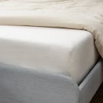 Простыня Ikea Balsampoppel Shaped Bed, 140x200 см, белый - фото 4