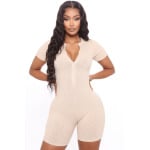 Комбинезон Fashion Nova P7092, серо-коричневый - фото 3