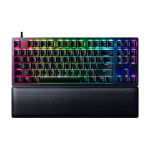 Клавиатура игровая Razer Huntsman V2 TKL, Linear Optical, черный, английская раскладка - фото