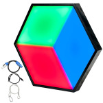 Светодиодная панель освещения шестиугольной формы American DJ 3D Vision Plus American DJ 3D Vision Plus Hexagonal Shaped LED Lighting Panel - фото