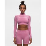 Топ Misbhv Sport Cropped Longsleeve Bubblegum, цвет bubblegum - фото 2