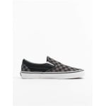 Кроссовки на шнуровке Vans, цвет black/pewter checkboard - фото 4