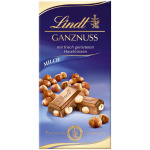 Альпийский молочный шоколад с цельным фундуком Lindt, 100 г - фото