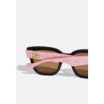 Солнцезащитные очки Gg Cat-Eye Square Sunglasses Gucci, цвет black/pink/brown - фото 3