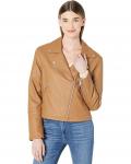 Куртка Avec Les Filles Faux Leather Moto Jacket, цвет Cognac - фото 4