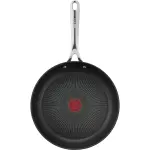 Сковорода Tefal "Jamie Oliver Cook Smart", нержавеющая сталь, (1 шт), нержавеющая сталь, антипригарное покрытие, термосигнал, все виды плит, индукция Ø 24 см + высота 5 см, цвет edelstahlfarben - фото 2