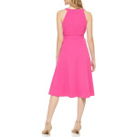 Платье Tommy Hilfiger Scuba Crepe Solid Dress, цвет Hot Pink - фото