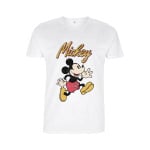 Футболка с принтом MICKEY CLASSIC VINTAGE MICKEY UNISEX Disney, белый - фото 4