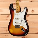 Электрогитара Fender Custom Shop 1958 Stratocaster Relic - Faded/Aged Chocolate 3 Tone Sunburst - CZ574131 - PLEK'd - фото 3