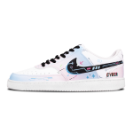 Кроссовки Nike Court Vision Skateboarding Shoes Men Low-top White/pink/blue, голубой - фото