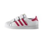 Детские кроссовки для скейтбординга Superstar PS Low-top белые/красные Adidas Originals - фото