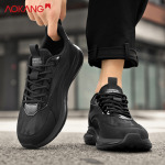 Кроссовки мужские Lifestyle Shoes Men Low-Top Aokang, цвет Black Gray - фото 32