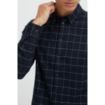 Рубашка CASUAL FRIDAY Karo Anton LS BU checked shirt 20504473, синий - фото 4