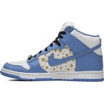 Лимитированные кроссовки Nike Supreme x Dunk High Pro SB 'Blue', синий - фото 3