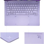 Ноутбук Asus A Bean 14 Air, Anna Sui Edition, 14", 32 ГБ/1 ТБ, R9-8945H, Radeon 780M, фиолетовый, английская раскладка - фото 5