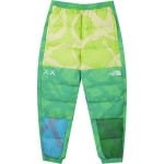 Брюки The North Face x KAWS Retro 1996 Nuptse Pant 'Safety Green', зеленый - фото