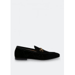 Лоферы GUCCI Jordaan GG velvet loafers, черный - фото