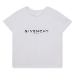 Белая футболка с логотипом Givenchy, белый - фото