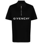 Givenchy рубашка поло с логотипом, черный - фото