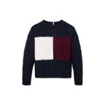 Джемпер COLORBLOCK Tommy Hilfiger, темно-синий - фото 3