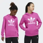 Толстовка Adidas Originals с капюшоном "TREFOIL HOODIE", фуксия - фото