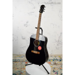 Акустическая гитара Fender CC60S Concert V2 Acoustic Guitar Pack Solid Spruce Top Black - фото 4